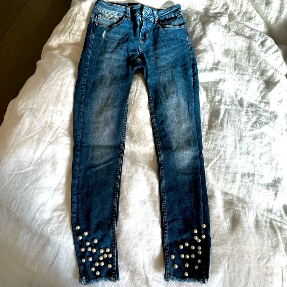 Zara Pearl Denim